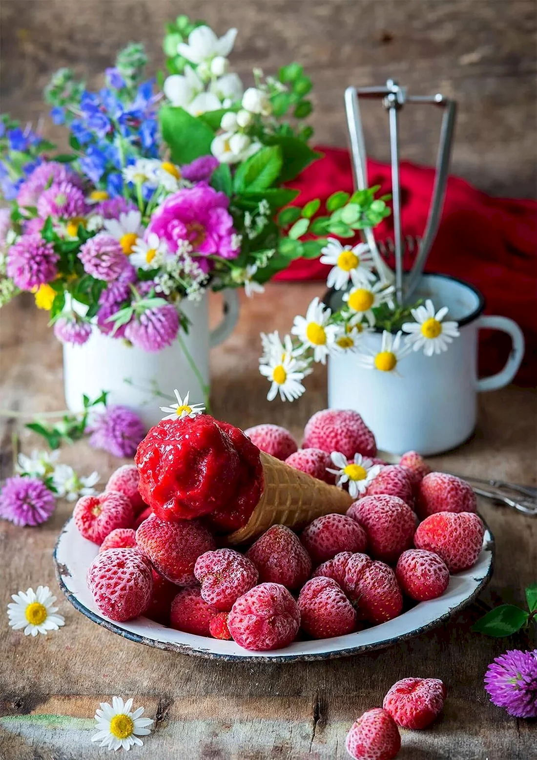 Завтрак с цветами