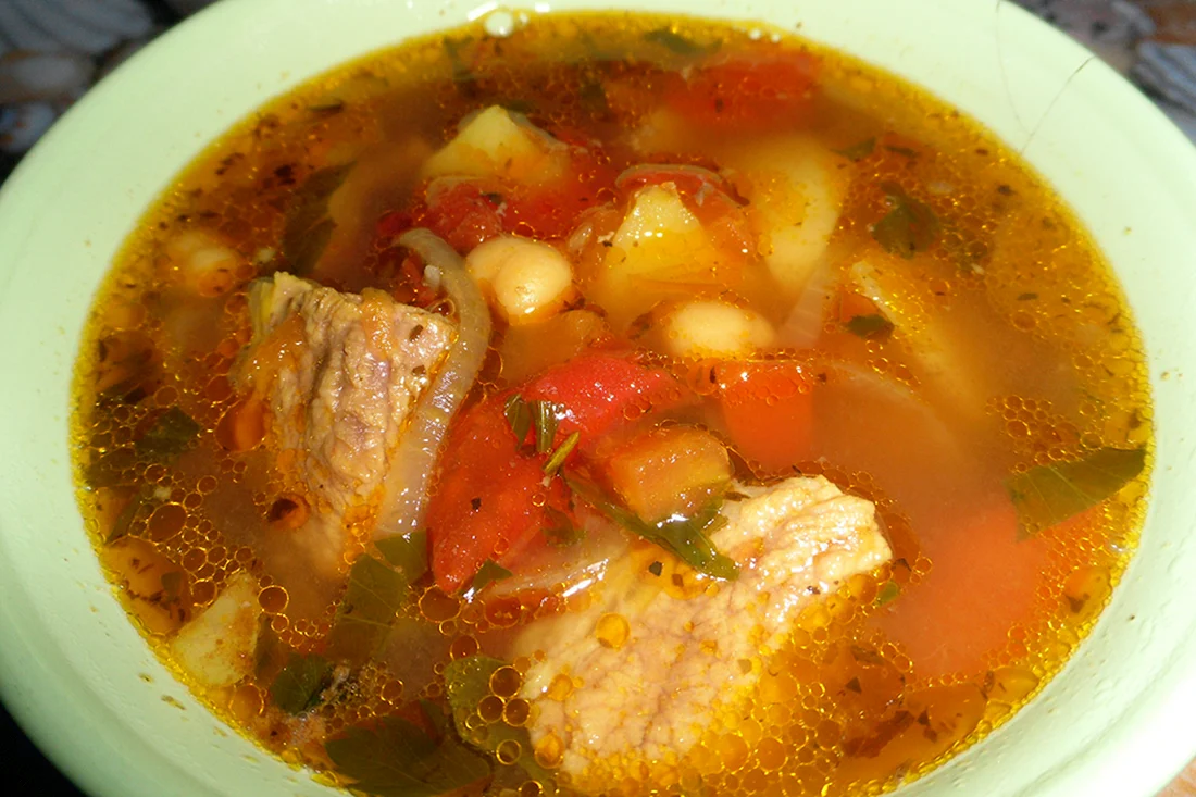 Азербайджанский суп бозбаш
