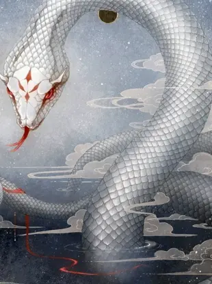 Белая змея в японской мифологии