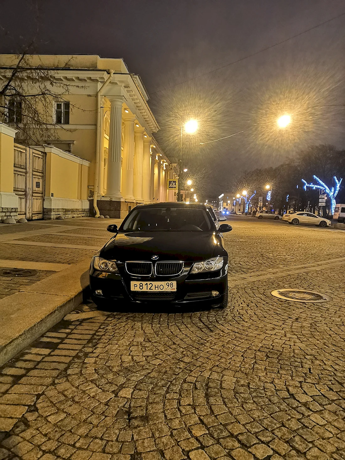 БМВ 3 е90 ночь Москва