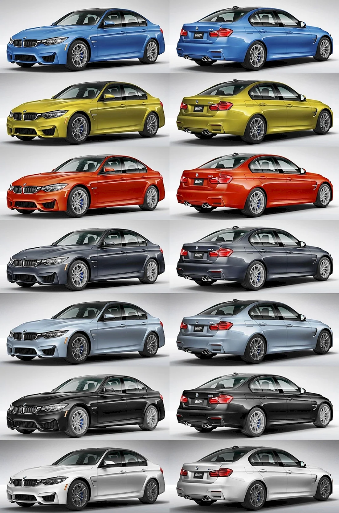 BMW m3 кузова по годам