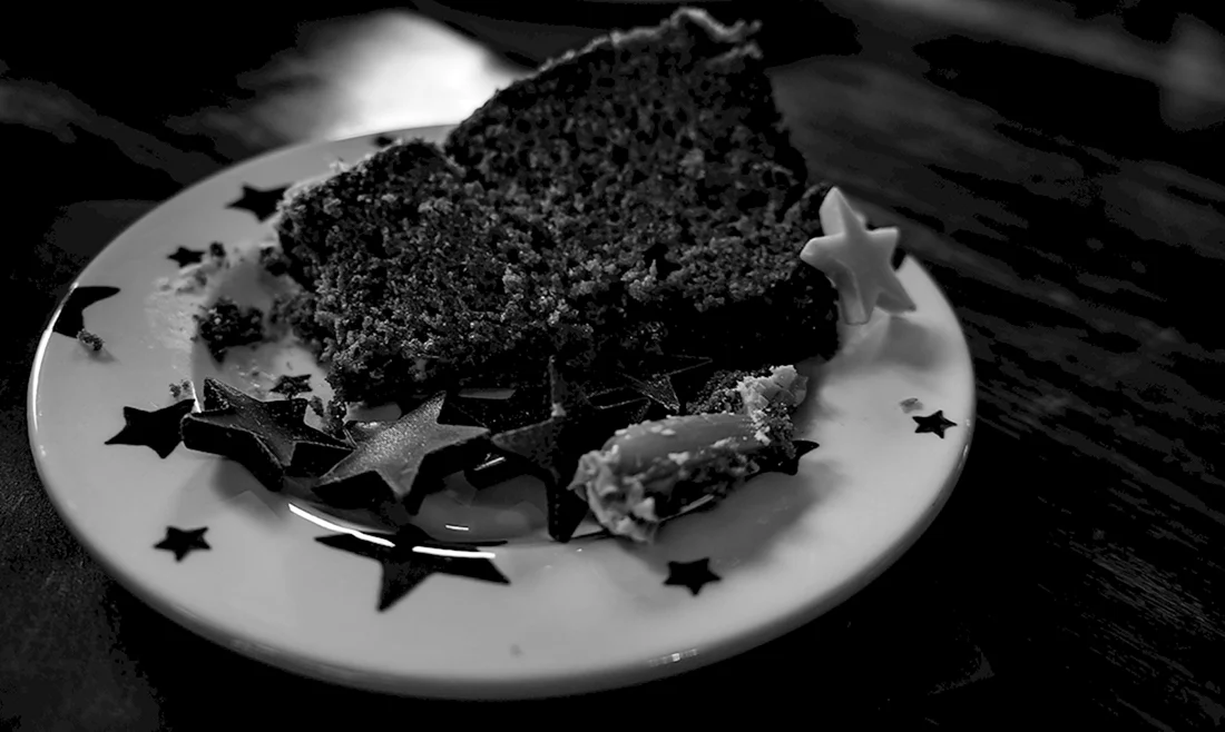 Черно белый десерт
