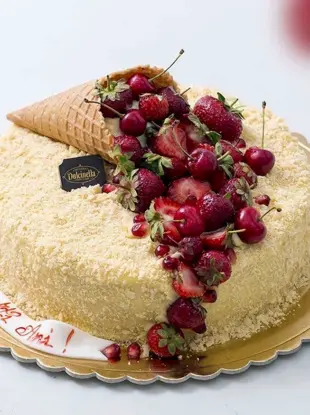 Декор торта Наполеон