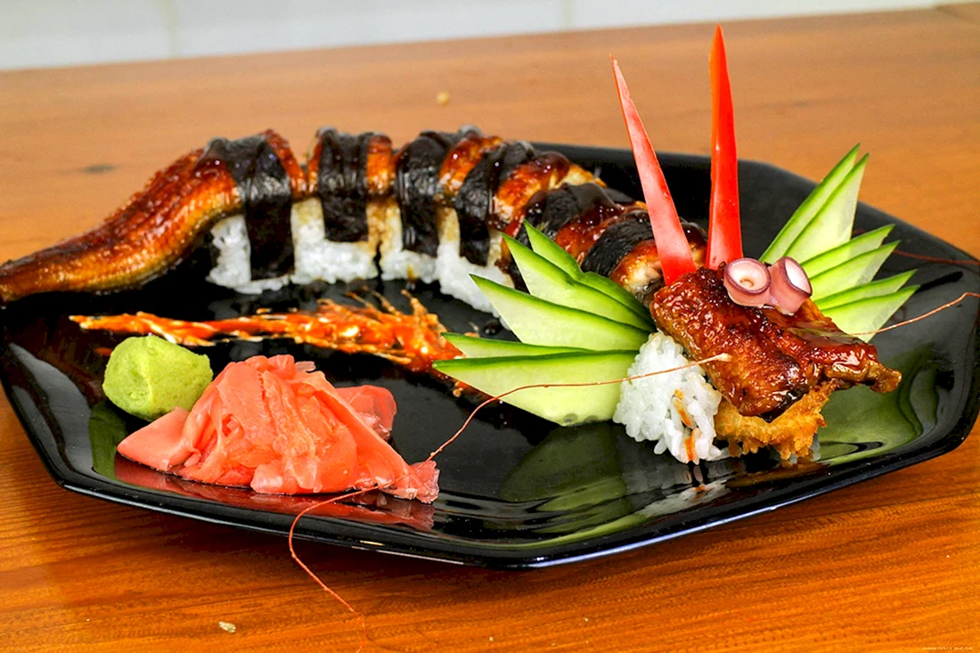 Драгон ролл суши