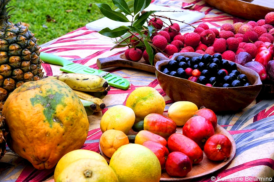 Гавайи тропические фрукты