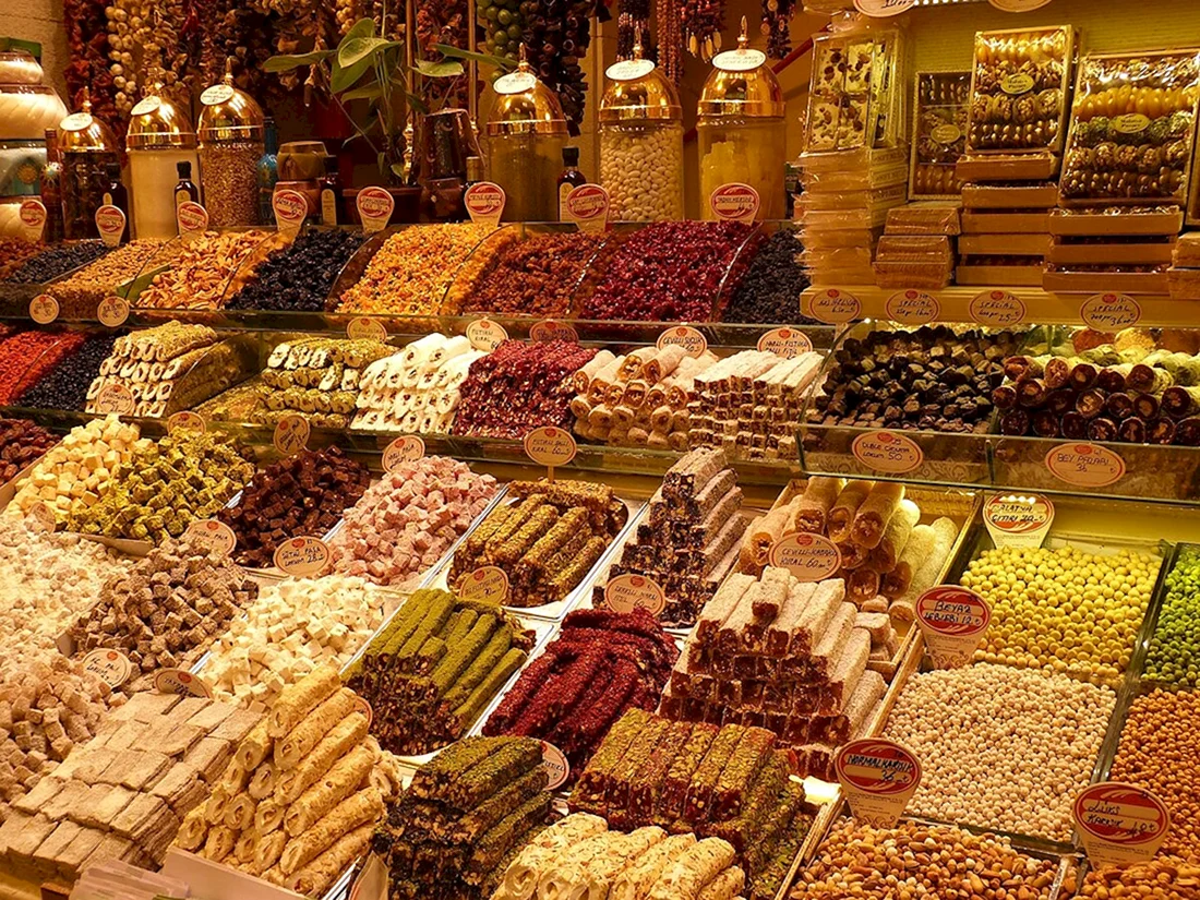 Гранд базар Стамбул сладости