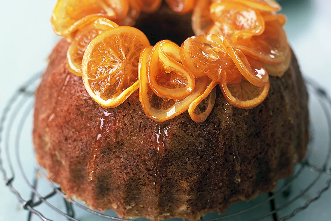 Карамелизированные апельсины для украшения торта