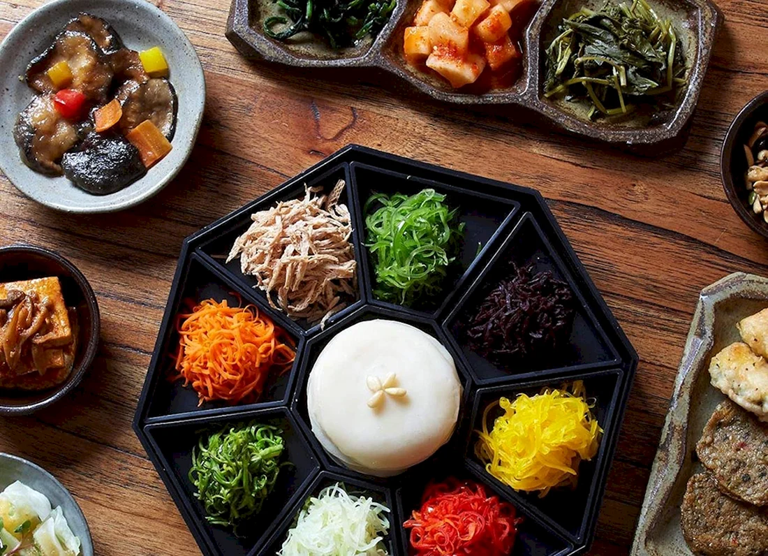 Корейская еда Джокбал