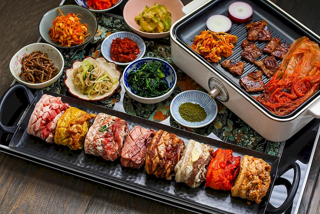 Корейская еда самгёпсаль