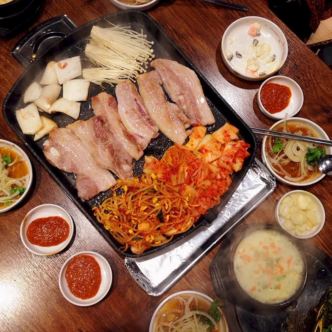 Корейская кухня самгёпсаль