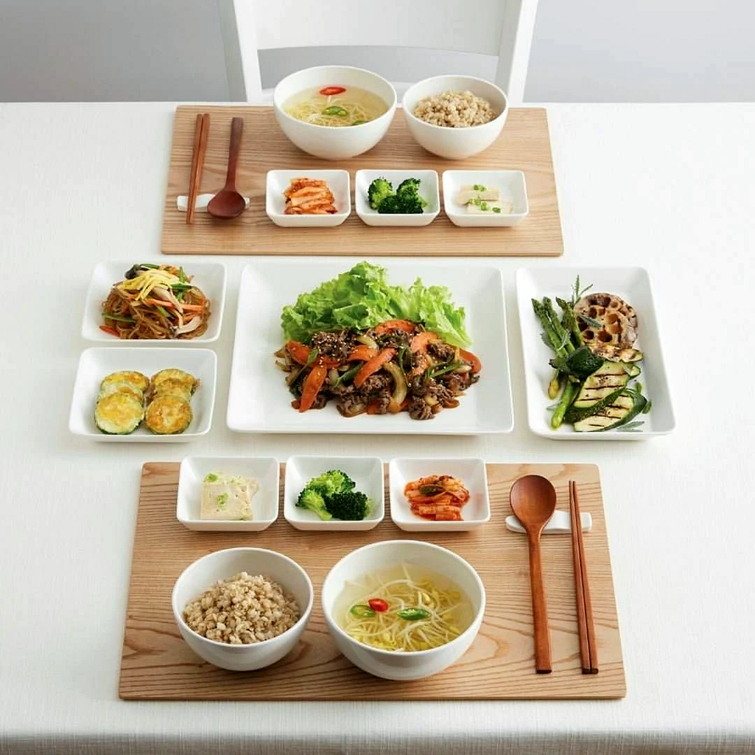 Корейская кухня сервировка