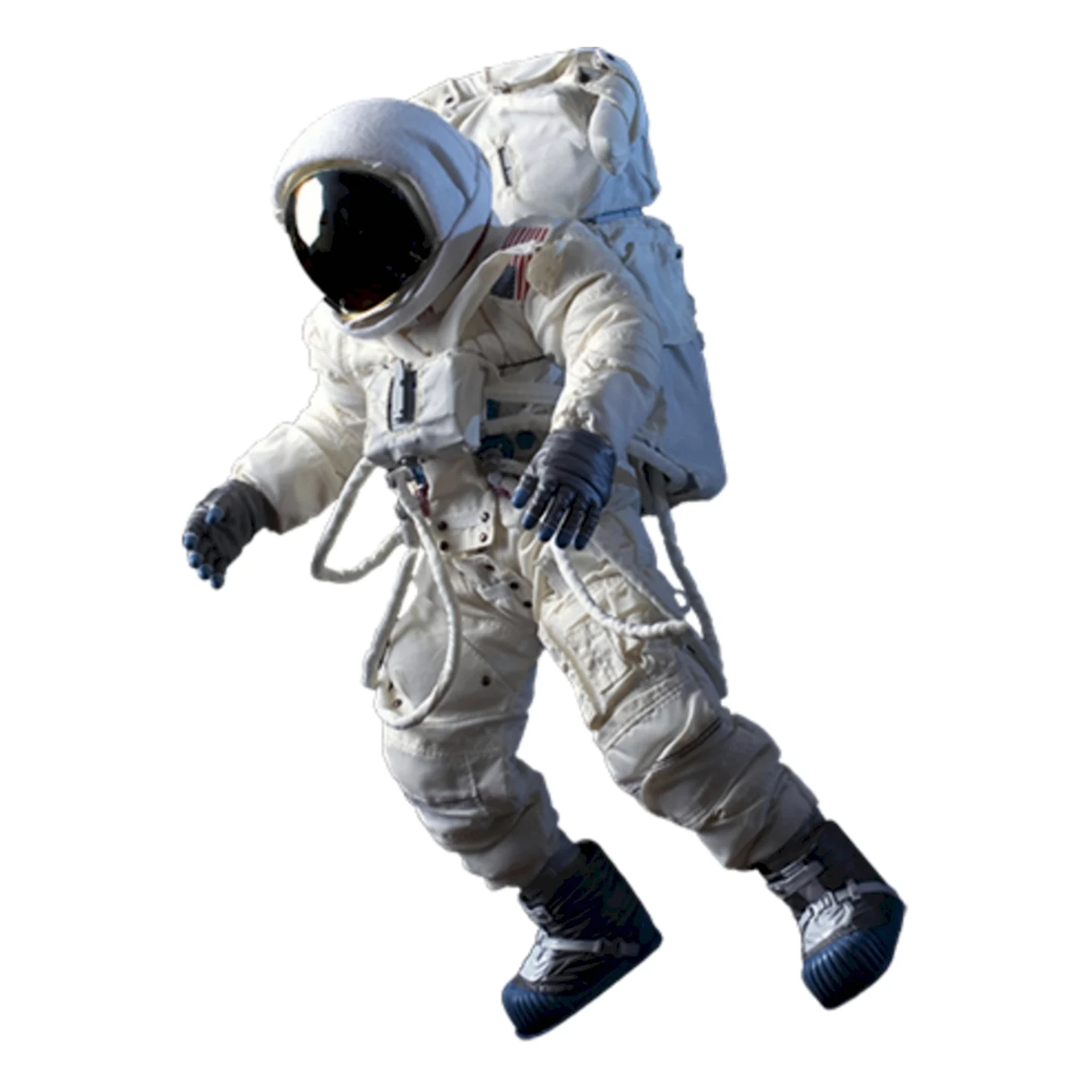 Космонавт на белом фоне