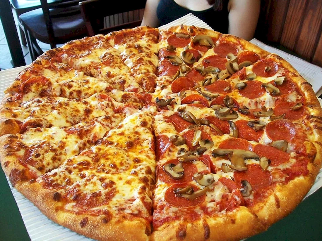 Красивая пицца домашняя