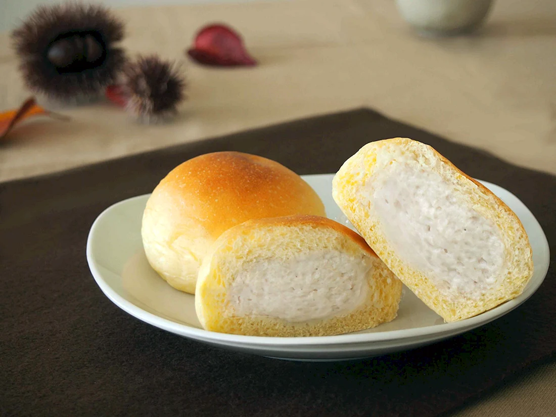 Кремовый хлеб в Корее
