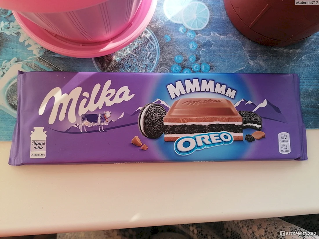 Молочный шоколад Milka Oreo