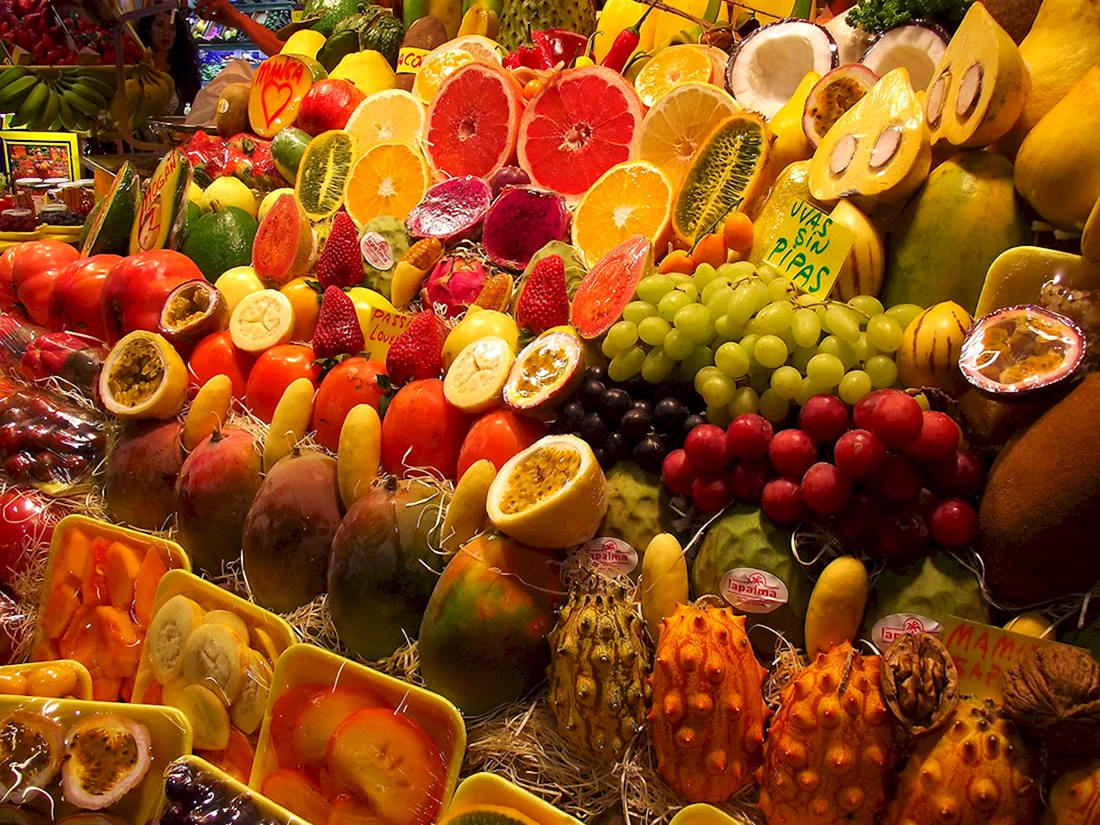 Остров Занзибар фрукты