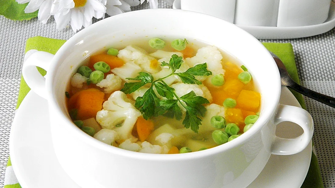 Овощной суп с Юлией Высоцкой