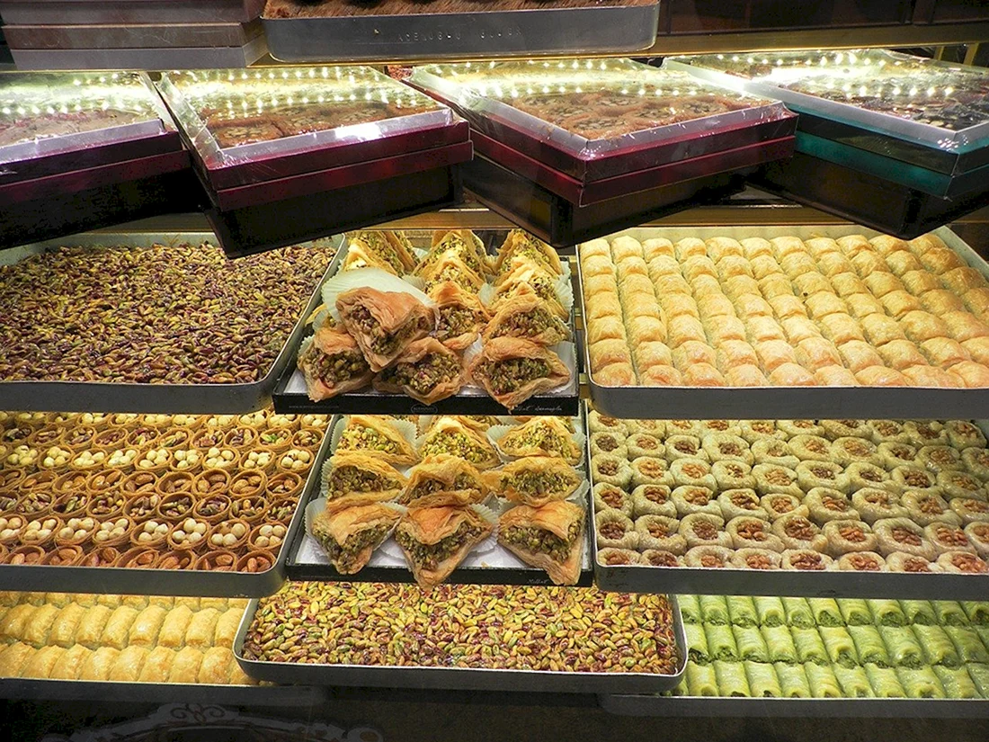Пахлава Рахат лукум сладости Турции