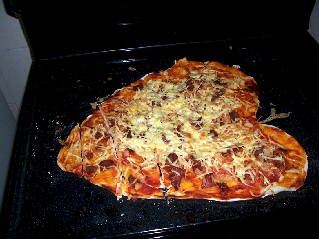 Пицца домашняя в духовке