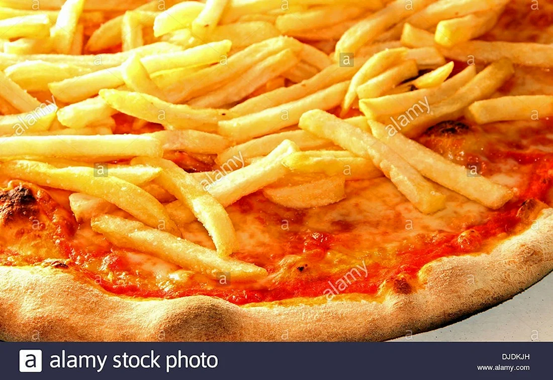 Пицца итальянская с картофелем фри