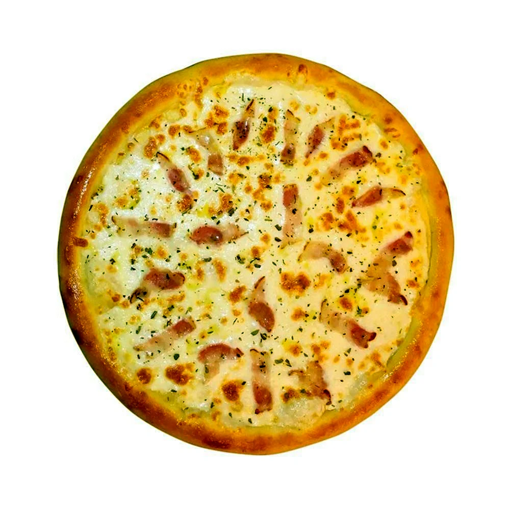 Пицца карбонара Carbonara.