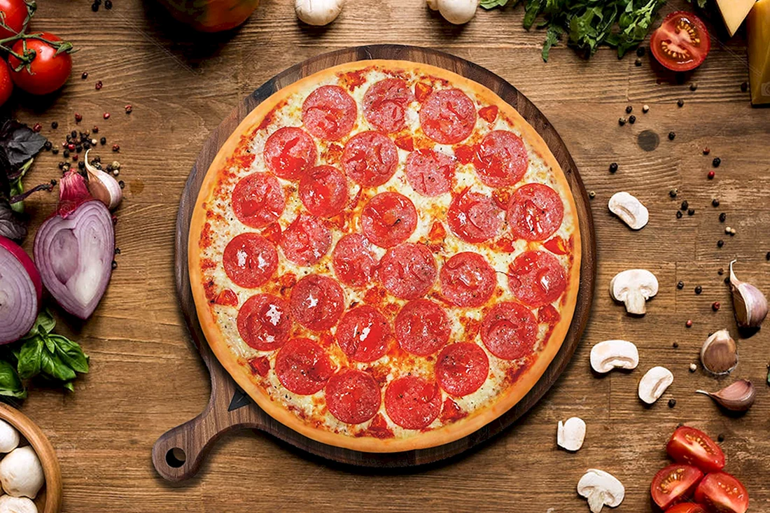 Пицца пепперони 28 см