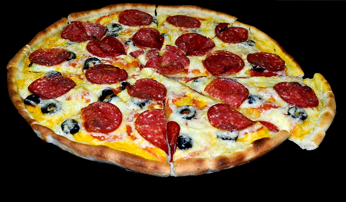 Пицца салями Пиканте
