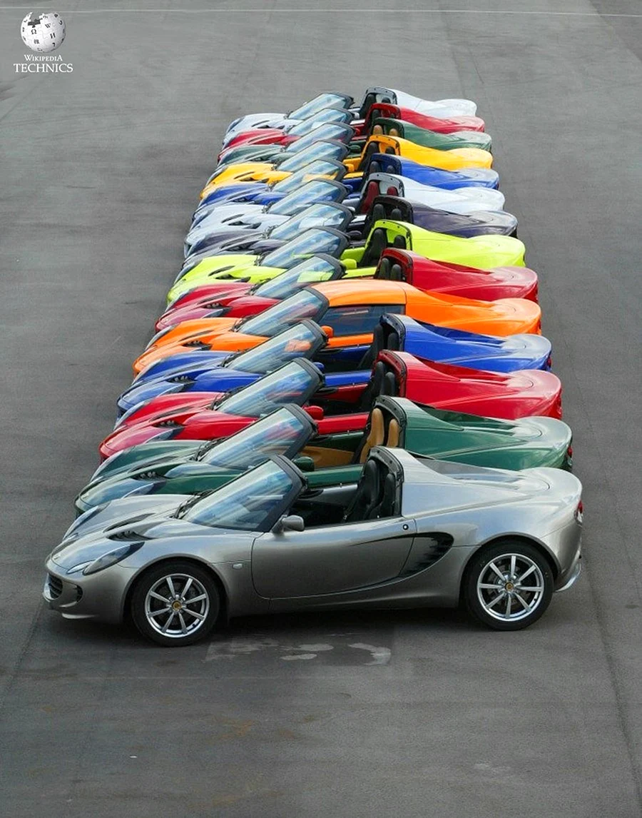 Разноцветные автомобили