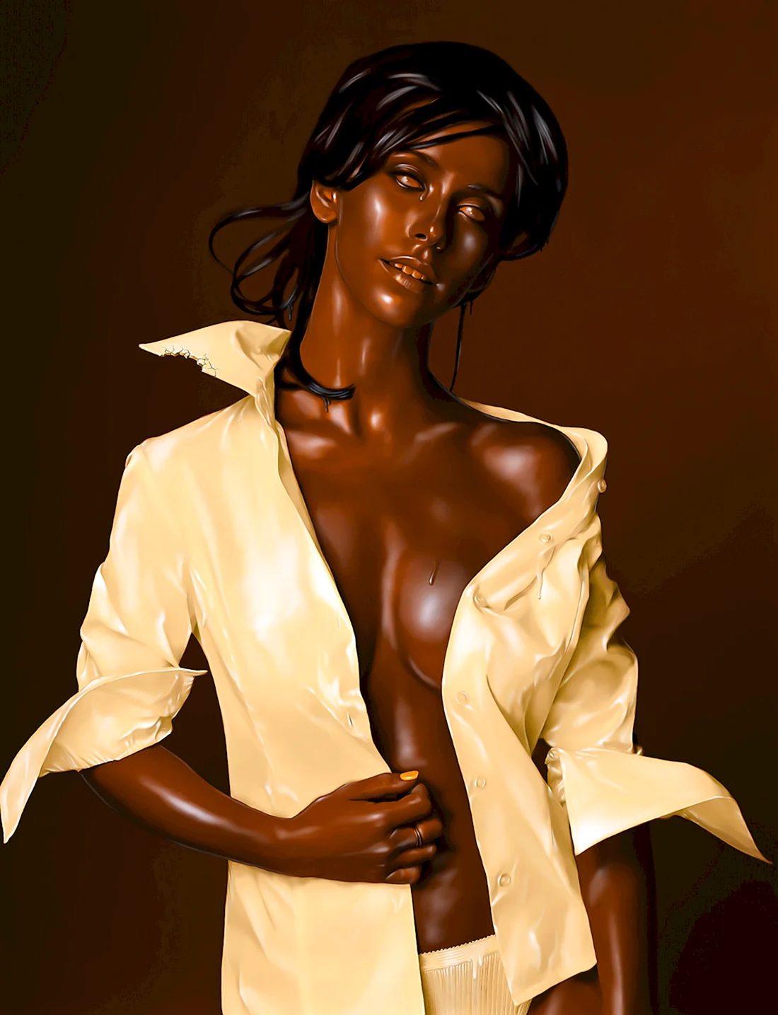 Шоколадная женщина