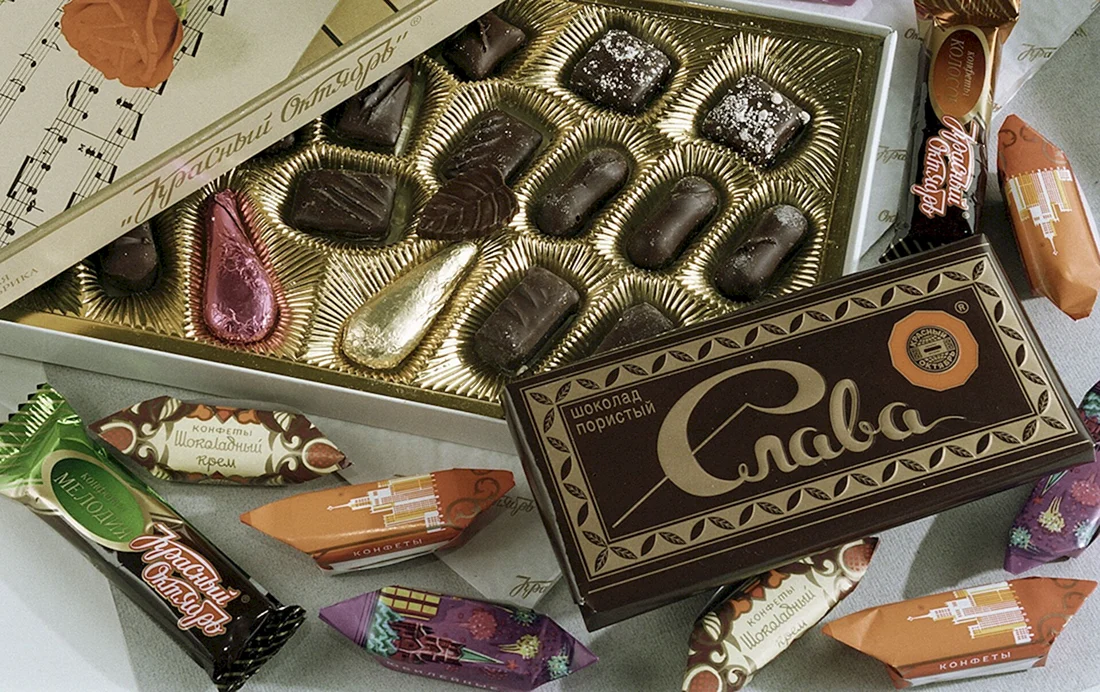 Советские шоколадные конфеты