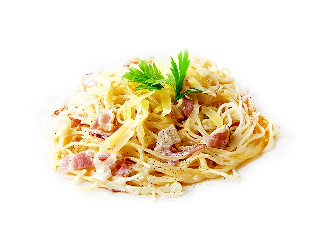 Спагетти фетучини карбонара