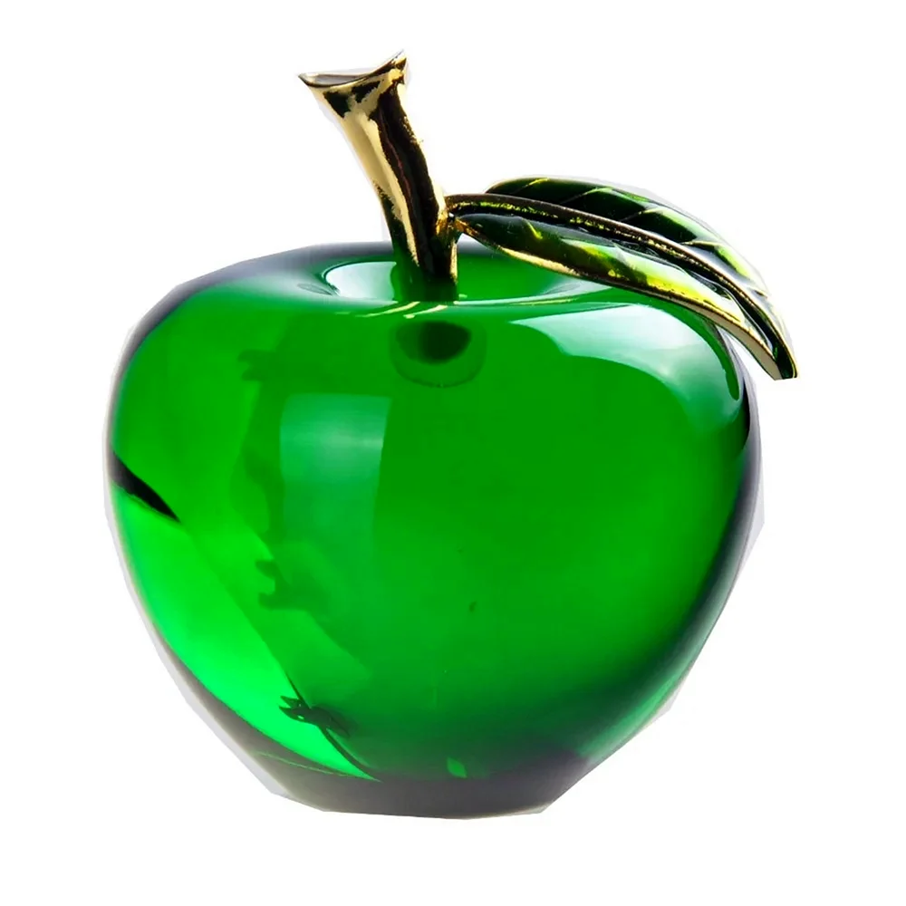 Стеклянные яблоки сувениры