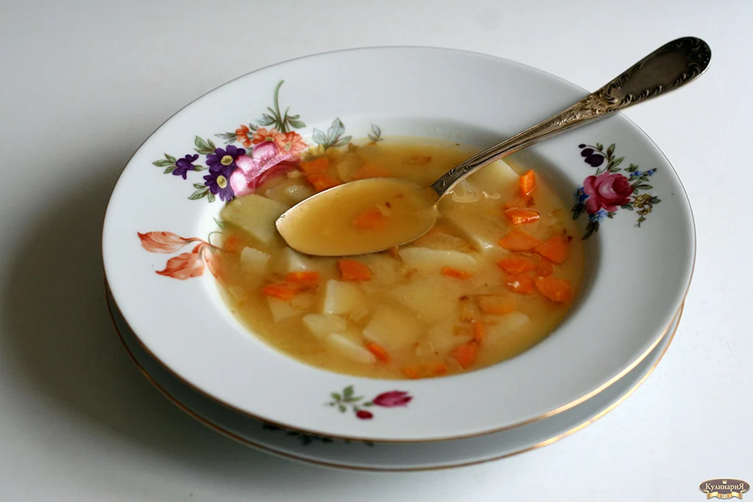 Суп картофельный с бобовыми
