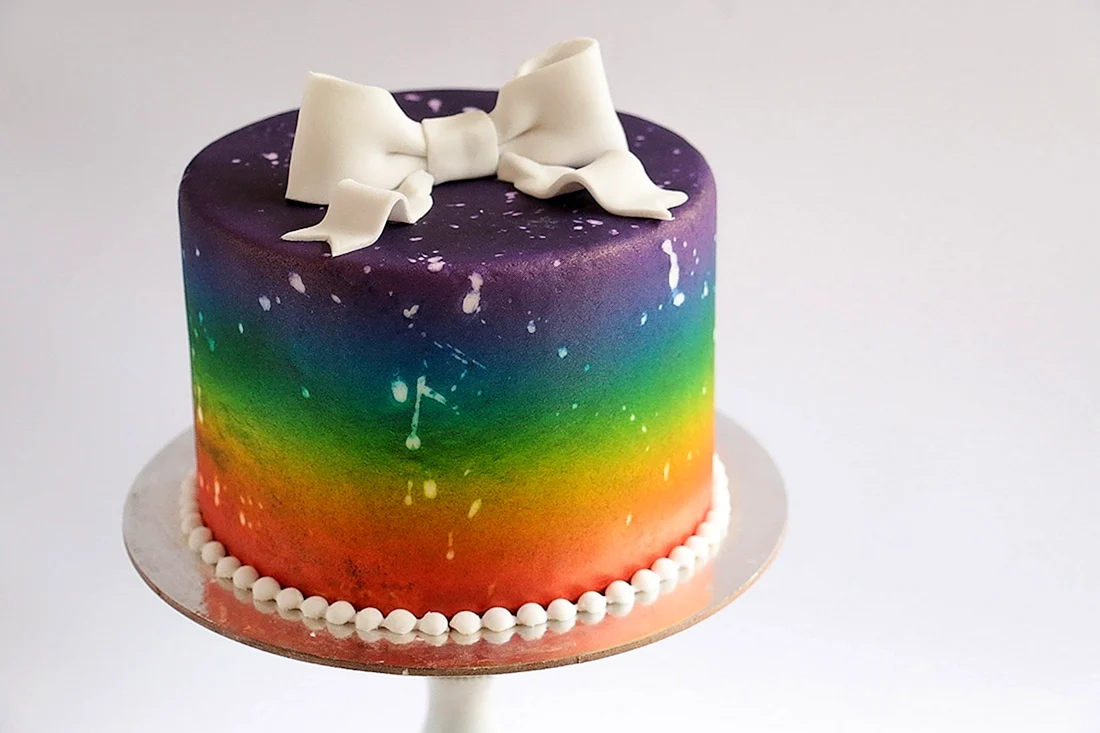 Украшение Радужного торта