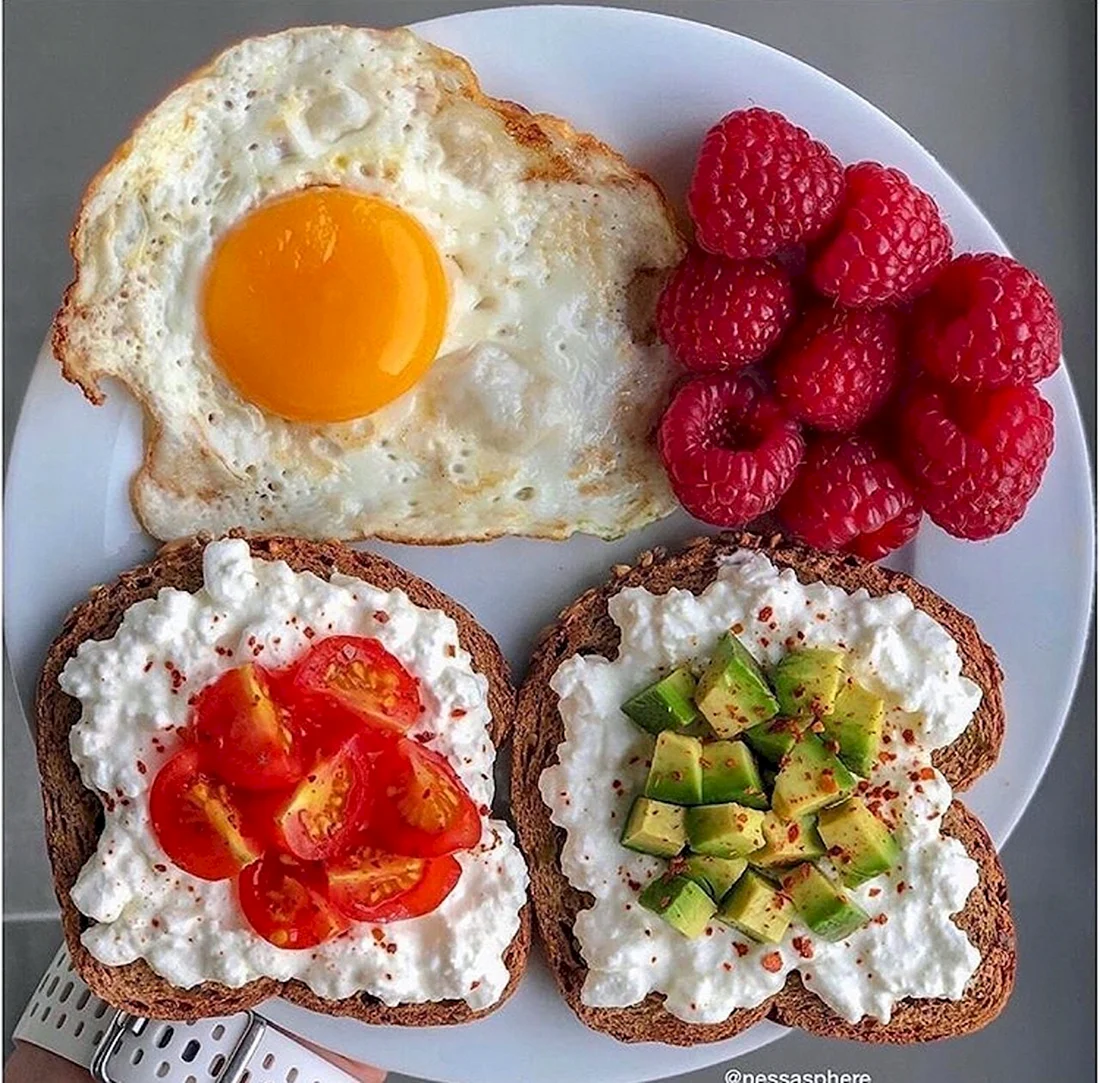 Вкусный и красивый завтрак