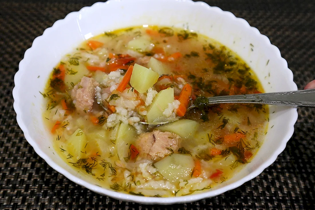 Вкусный суп