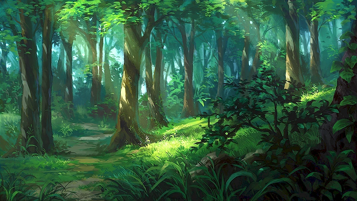 Аниме лес