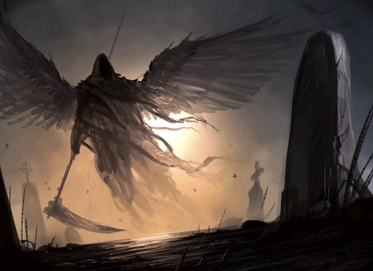 Азраэль ангел смерти Люцифер