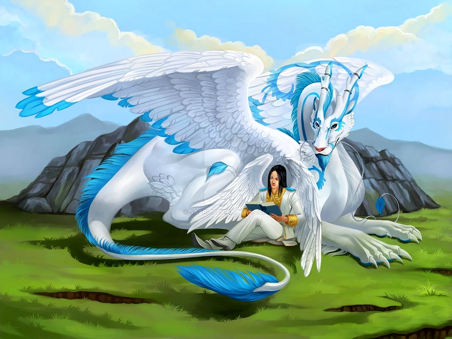 Белый дракон Байлун