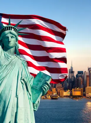 Статуя свободы Нью-Йорк